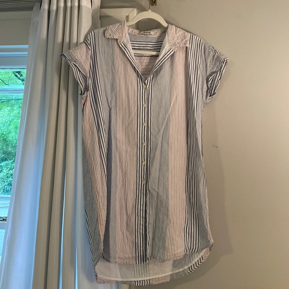 Madewell Buttondown Dress - Picture 1 of 2